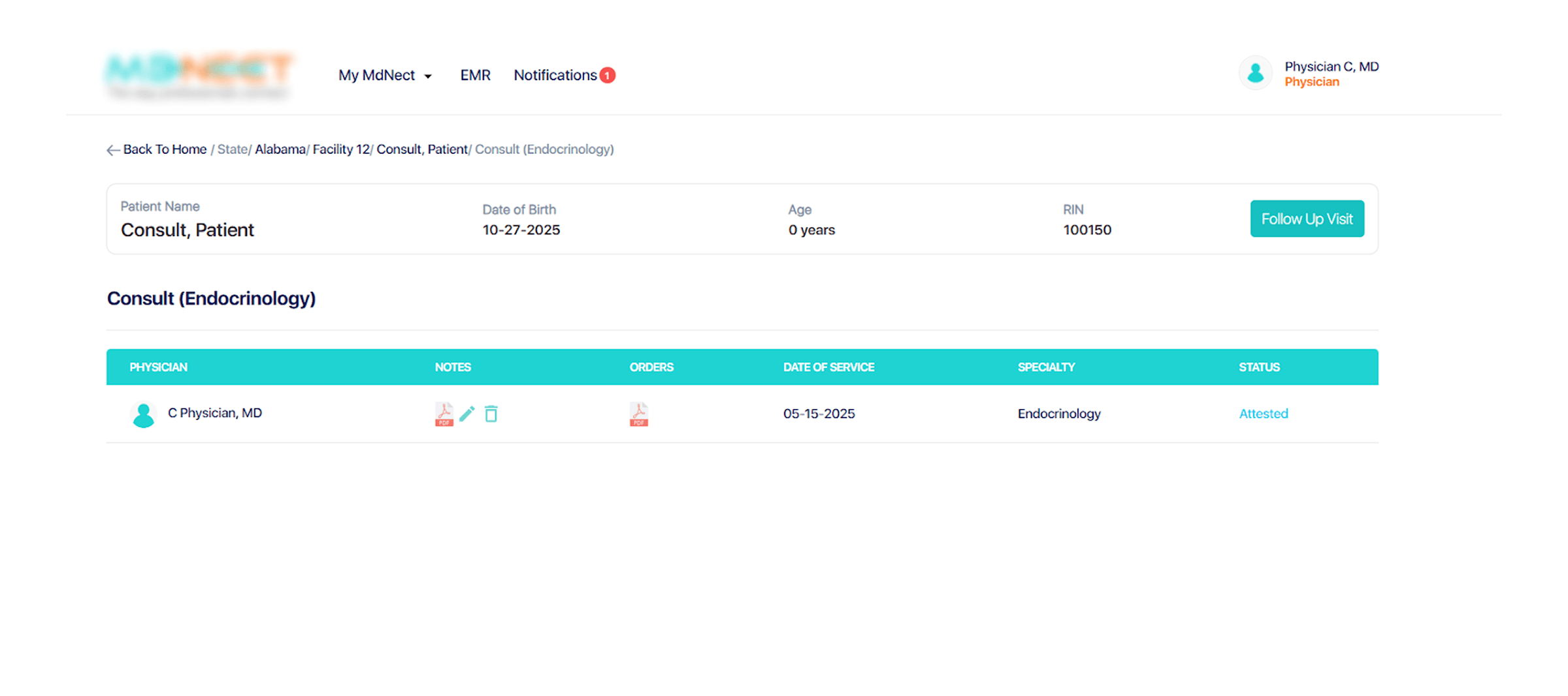 mdNect Healthcare--Slider 305 mdNect Healthcare Slider 305